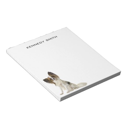 Bloc-note Chien papillon (Incliné)