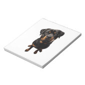 Bloc-note chien rottweiler (Tourné)