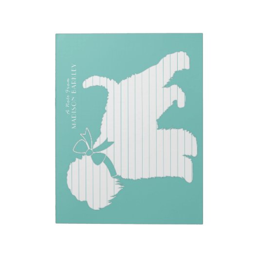 Bloc-note Chien roux roux (Tourné)