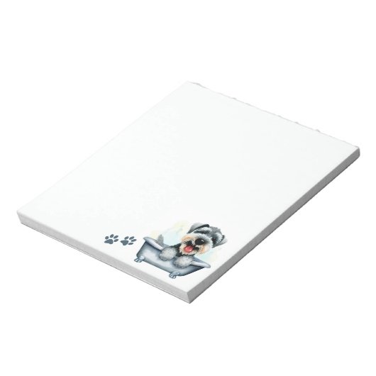 Bloc-note Chien Schnauzer (Tourné)