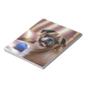 Bloc-note Chien super mignon avec son ballon préféré (Tourné)