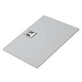 Bloc-note Chien-taureau français mignon avec nom personnalis (Incliné)