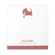 Chien Terrier écossais mignon personnalisé
