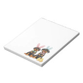 Bloc-note Chiens Bunny Oreilles de Pâques Rottweiler (Tourné)