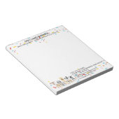 Bloc-note Chiens Confetti géométrique (Incliné)