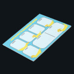 Bloc-note Chiens de banane jaune mignons Planificateur hebdo<br><div class="desc">Quelle que soit la banane de votre vie, planifiez votre semaine en style avec cette amusante plaquette de planificateur hebdomadaire. Chaque feuille contient des emplacements où vous pouvez vous inscrire quotidiennement aux tâches et aux rendez-vous. Le coussin bleu vif a de jolies illustrations de chiens en bananes avec votre propre...</div>