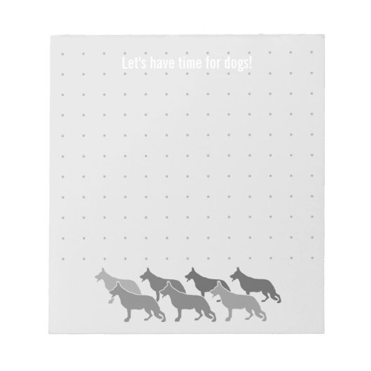 Bloc-note Chiens de berger allemands (Devant)