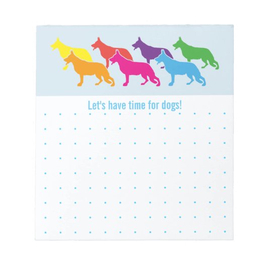 Bloc-note Chiens de berger allemands (Devant)