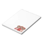 Bloc-note Chiens de Chih Tzu de la fête de Valentines (Tourné)