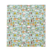 Bloc-note Chiens de Guinée en bleu (Devant)