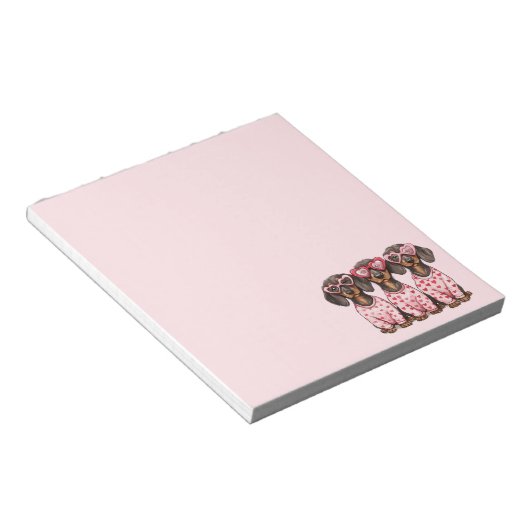 Bloc-note Chiens de la Saint Valentin (Incliné)