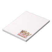 Bloc-note Chiens du Yorkshire Terrier de Valentines Day (Tourné)