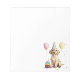 Bloc-note Chiens Labrador Retriever pour anniversaire