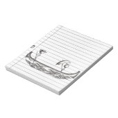 Bloc-note Chiffres de bâche sur un bateau à Gondola (Tourné)