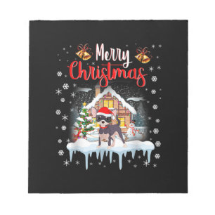 Bloc-note Chihuahua chapeau de Noël joyeux Noël amoureux des