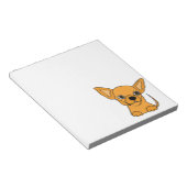 Bloc-note Chihuahua chiot drôle (Incliné)