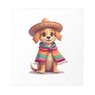 Bloc-note Chihuahua Mexique Cinco de Mayo Chien Drôle (1