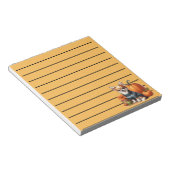 Bloc-note Chihuahua mignon en pull avec des citrouilles (Incliné)