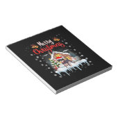 Bloc-note chihuahua santa hat joyeux amoureux des chiens de  (Incliné)