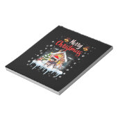 Bloc-note chihuahua santa hat joyeux amoureux des chiens de  (Tourné)