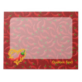 Bloc-note Chili Pepper with Flame Heart (Devant)