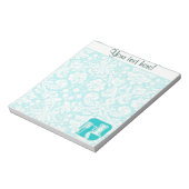 Bloc-note Chimie turquoise (Tourné)