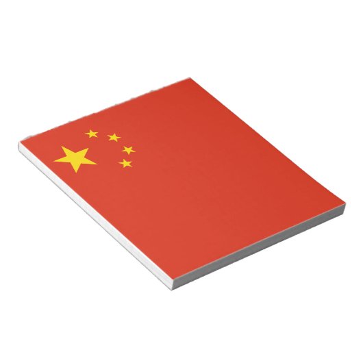 Bloc-note Chinese Flag (China) (Incliné)