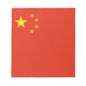 Bloc-note Chinese Flag (China) (Devant)