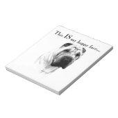 Bloc-note Chinois Shar Pei Joyeux Visage (Tourné)
