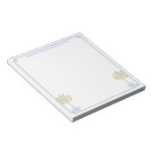 Bloc-note Chinoiserie Chic Citronnier Bureau Classique pour  (Incliné)
