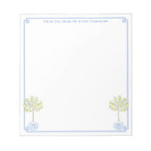 Bloc-note Chinoiserie Chic Lemon Tree Classic Lady's Desk (Devant)