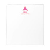 Bloc-note Chinoiserie Pagoda Note Pad (Devant)