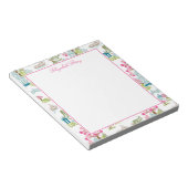 Bloc-note Chinoiserie traditionnelle aux couleurs du printem (Incliné)