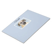 Bloc-note Chinook (Oreilles Laissées) Peinture - Art Chien o (Incliné)