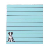 Bloc-note Chiot Border Collie Mignon (Devant)