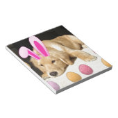 Bloc-note Chiot de Pâques Golden Retriever (Incliné)