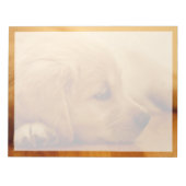 Bloc-note Chiot Golden Retriever (Devant)