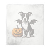 Bloc-note Chiot Halloween (Devant)