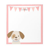 Bloc-note Chiot Mignon (Devant)