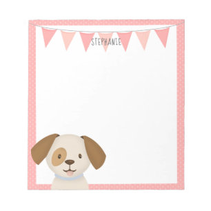 Bloc-note Chiot Mignon