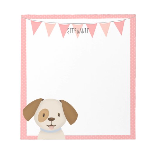 Bloc-note Chiot Mignon (Devant)