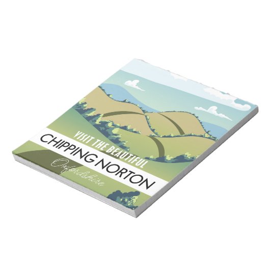 Bloc-note Chipper Norton Oxfordshire (Tourné)