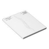 Bloc-note Chiropraticien Moderne Médecin Massage (Incliné)