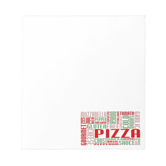 Bloc-note chitChat à la pizza (Devant)