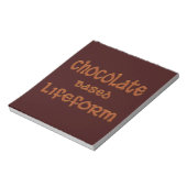 Bloc-note Chocolat à base de vie (Tourné)