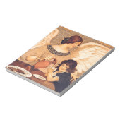 Bloc-note Chocolat Ange Français Antique (Tourné)
