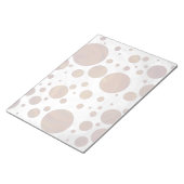 Bloc-note Chocolat Carmel Swirl Polka Dot (Incliné)
