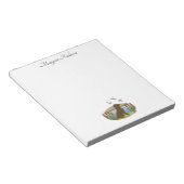 Bloc-note Chocolat Labrador Bird Dog Sunset (Incliné)