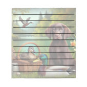 Bloc-note Chocolat Labrador Chiot près d'un lac avec des can (Devant)