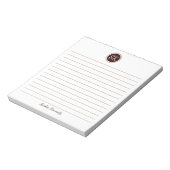 Bloc-note Chocolat tout simplement Élégant Brown Linked Mono (Tourné)